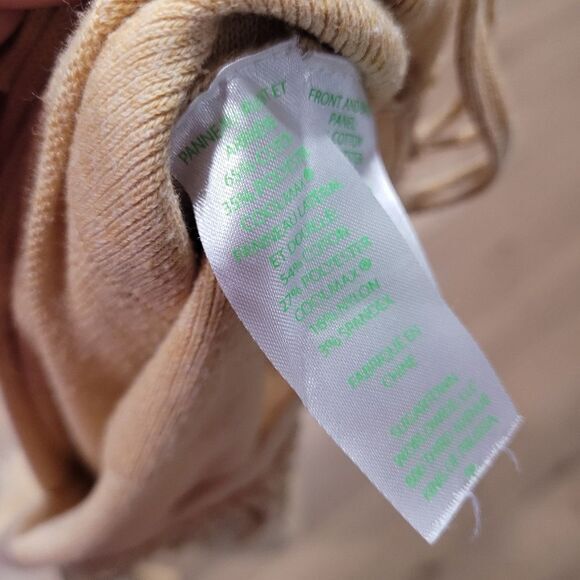 Lilly Pulitzer Glenda Heathered Sand Bar Tan Fringe Coolmax Sweater Small - Picture 7 of 8